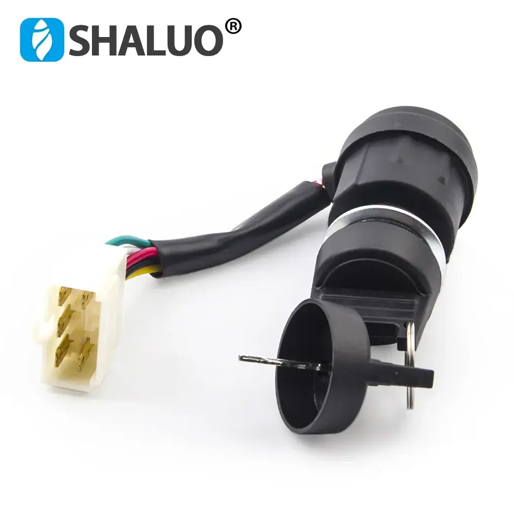 186F 5wires Diesel Generator Start Switch Lgni tion Key Switch 168F 188F Gasoline Generator Parts Electronic Door Lock