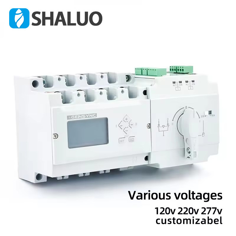 Generator ATS controller automatic transfer switch panel 63A 100A  125A 250A 630A 1000A ATS  SLS3-125B