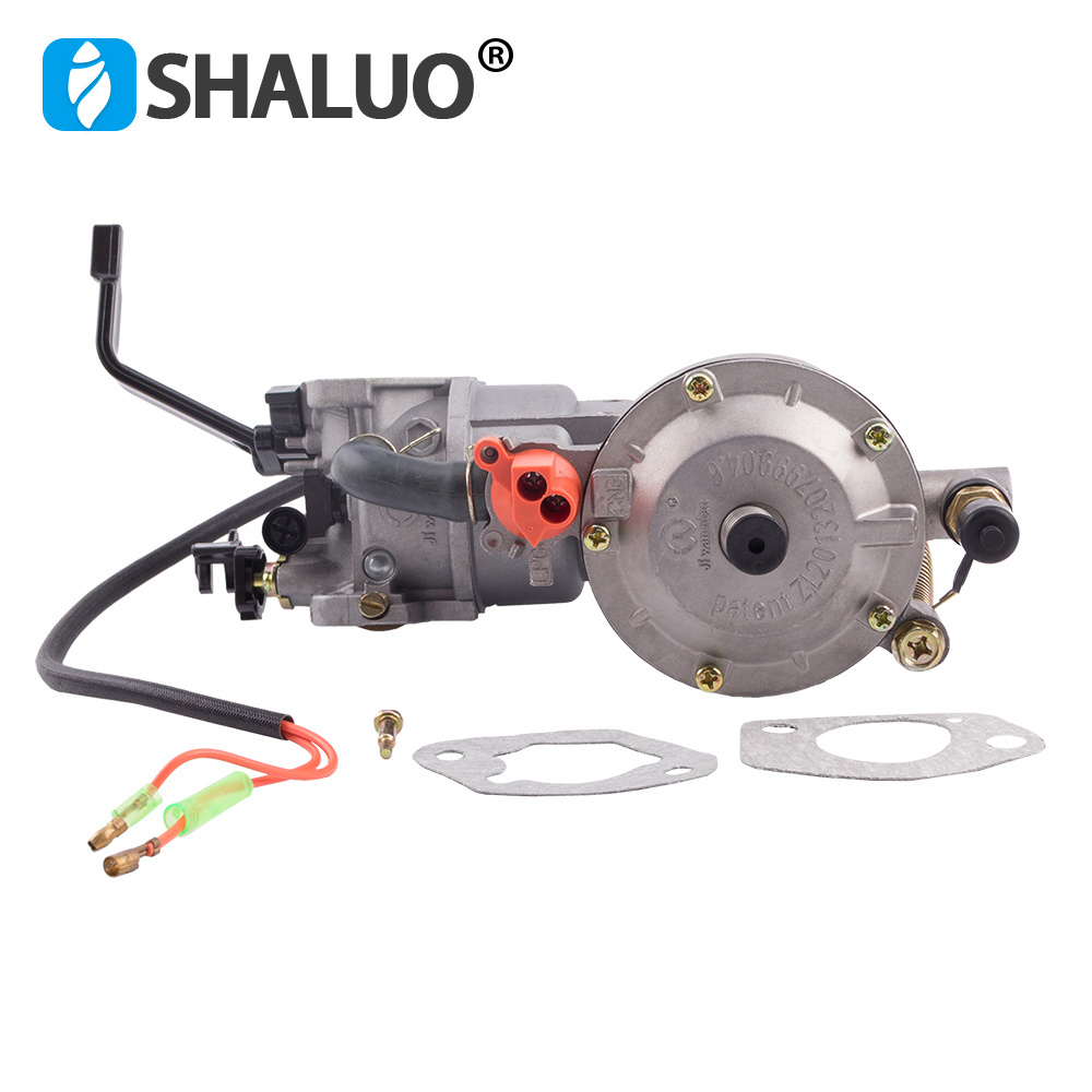 Classic CHINA LPG 188 NG Carburetor engine dual fuel LPG gas conversion kit for 5KW 6.5KW 188F 190F 13HP for Gasoline Generator