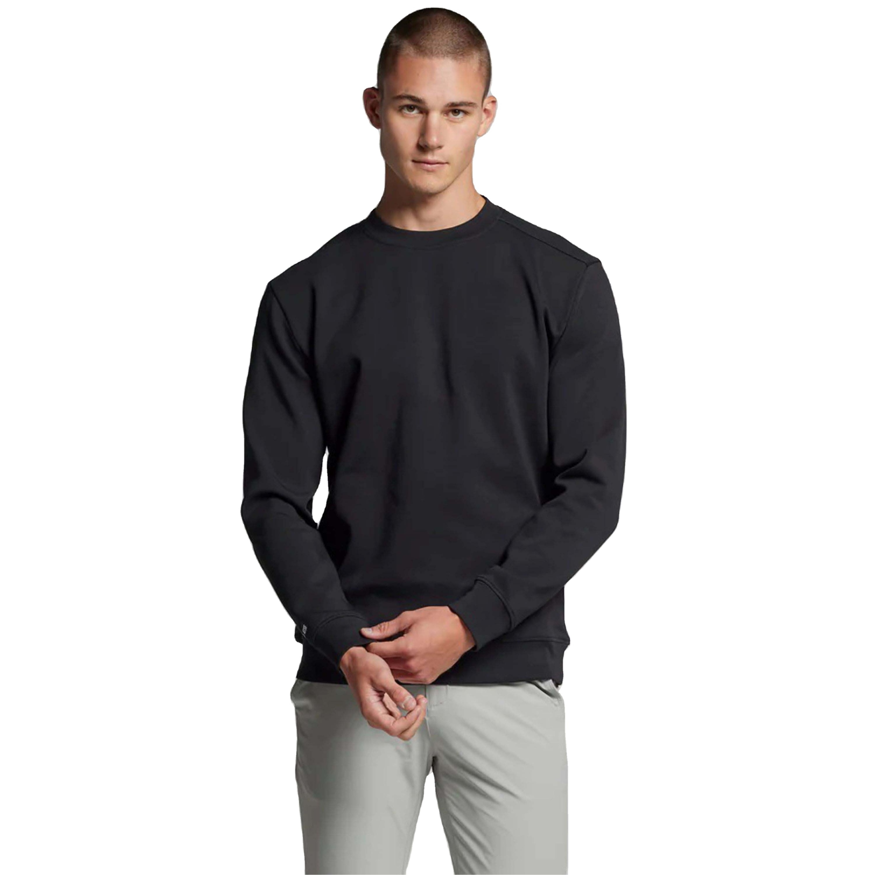 Men's Classic Fleece Crewneck Sweatshirt - Durable, Warm, and Stylish Pullover Perfect for All-Day Comfort