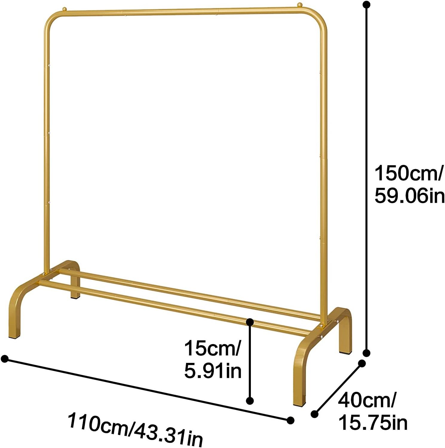 floor stand cloth hanger rack garment rack