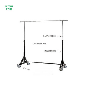 cloth rack with wheels metal rack cloth hanger stand wholesale clothing display racks with wheels