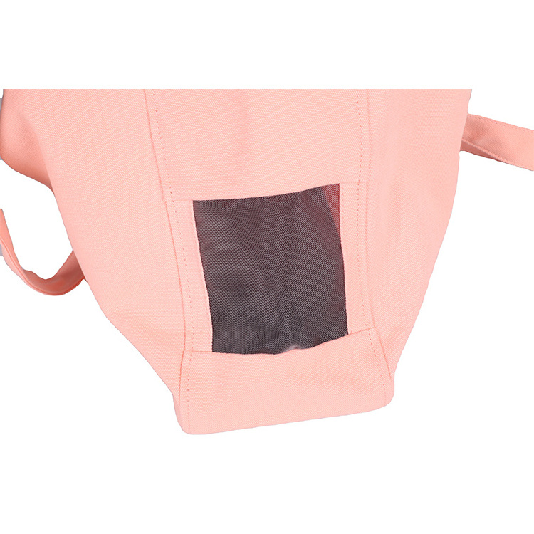 Recycled Portable Cat Puppy Pet Tote Carry Bag Pink Pet Carrier Shoulder Tote Bag