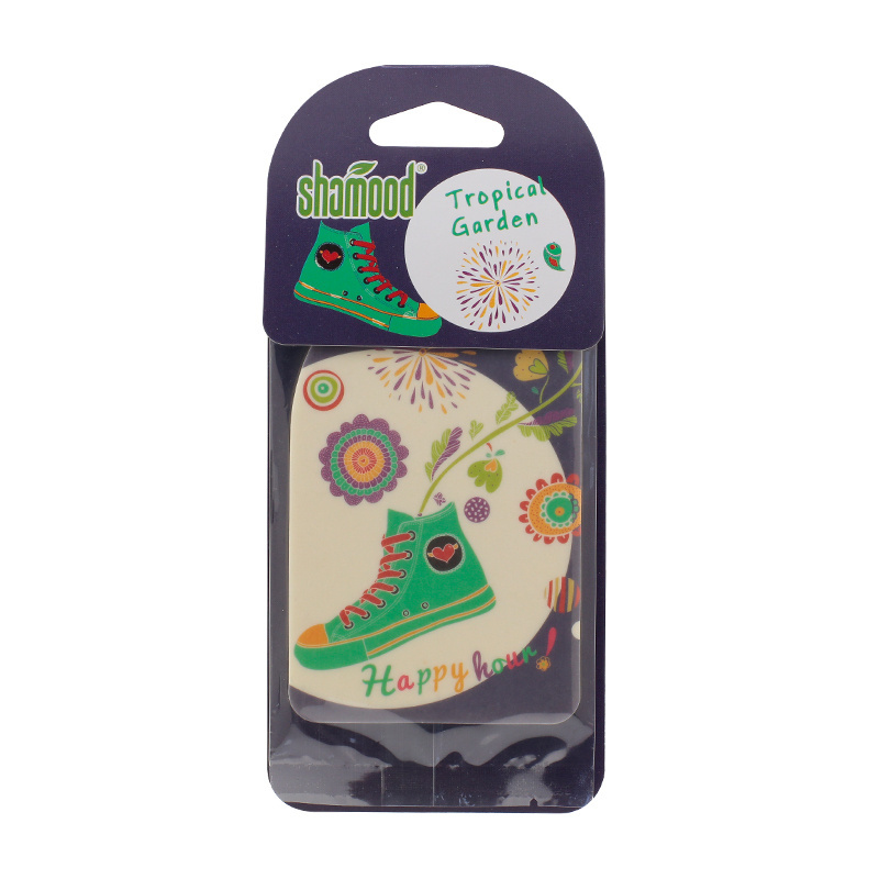 Custom Paper Car Hanger Car Air Freshener For Different Shapes And Scents