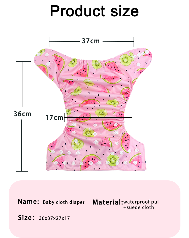 Custom Low Moq Washable Ecological Cloth Diapers Manufacturers Pocket Reusable Baby Cloth Diaper