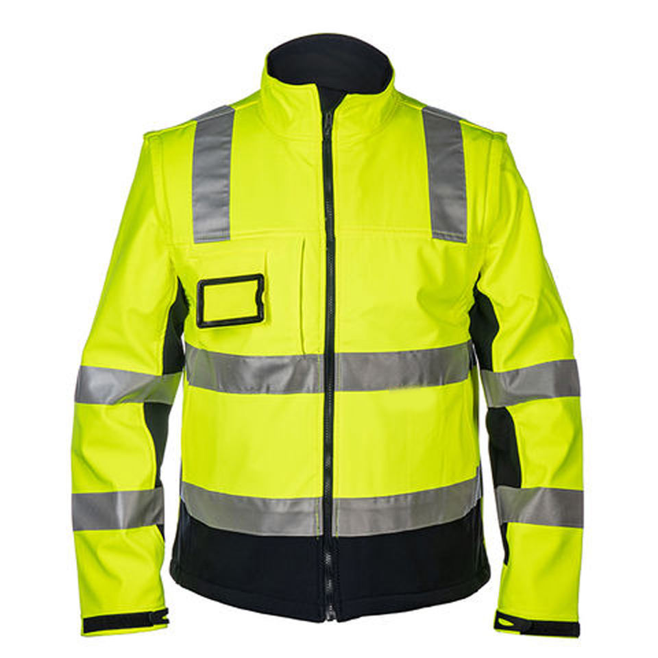 Hi Vis Jacket Zip Closure High Quality Reflective Tape Winter Safety Reflective Jacket with Custom Logo / Tape Reflector