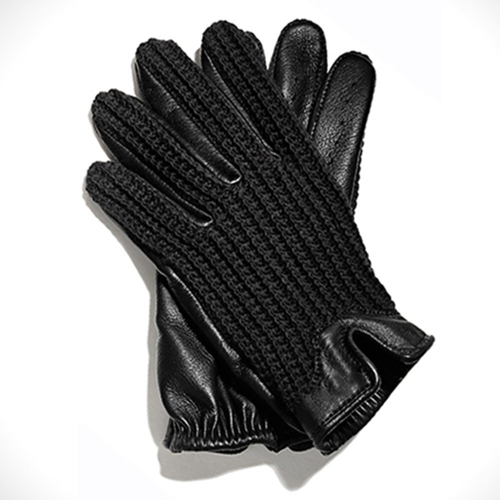 Winter Special MEN/women fashion dress Gloves Leather Gloves Hand Warmer Black Winter Ladies Dress Gloves