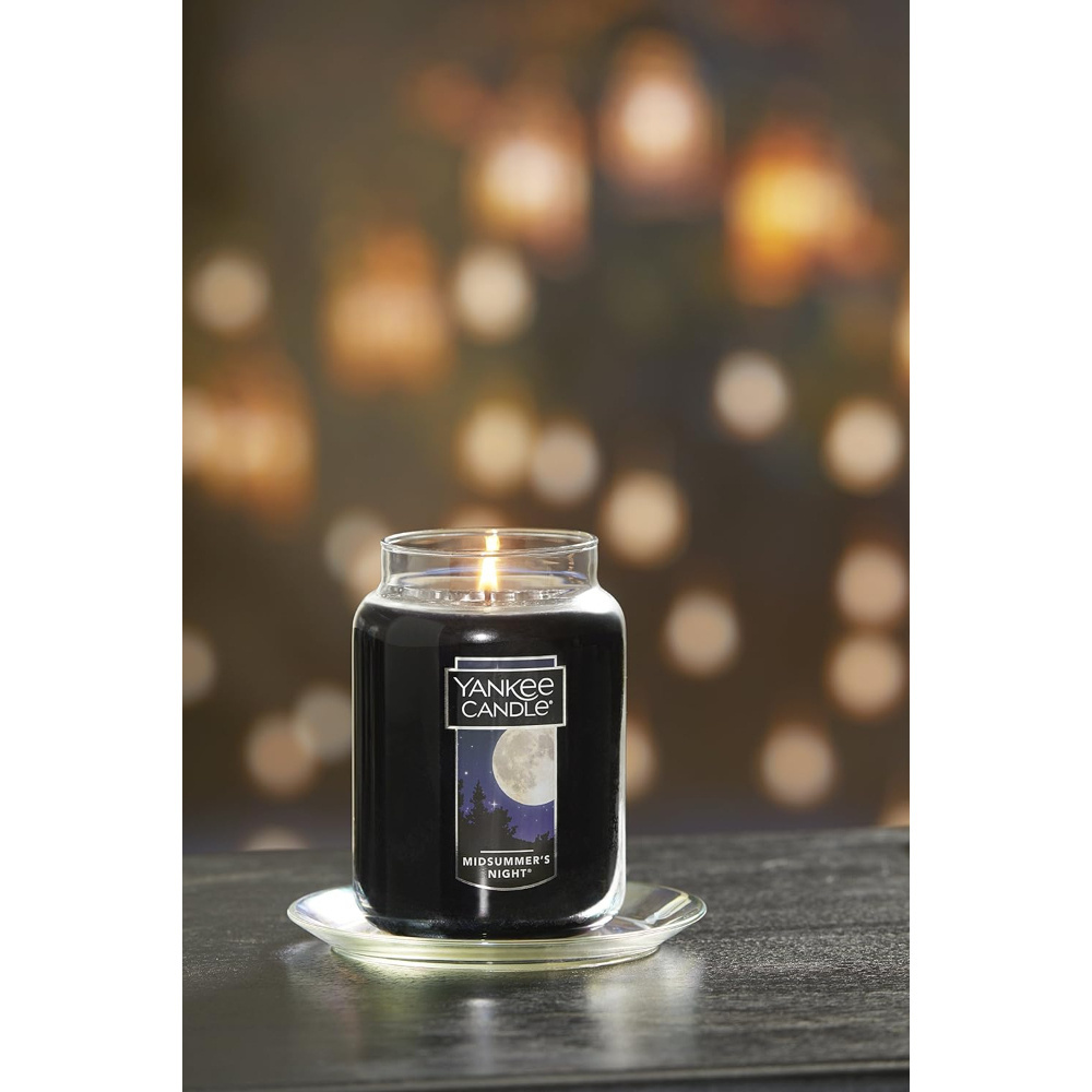 Candle MidSummer Night Scented Classic 22oz Large Jar Single Wick Candle Over 110 Hours of Burn Time