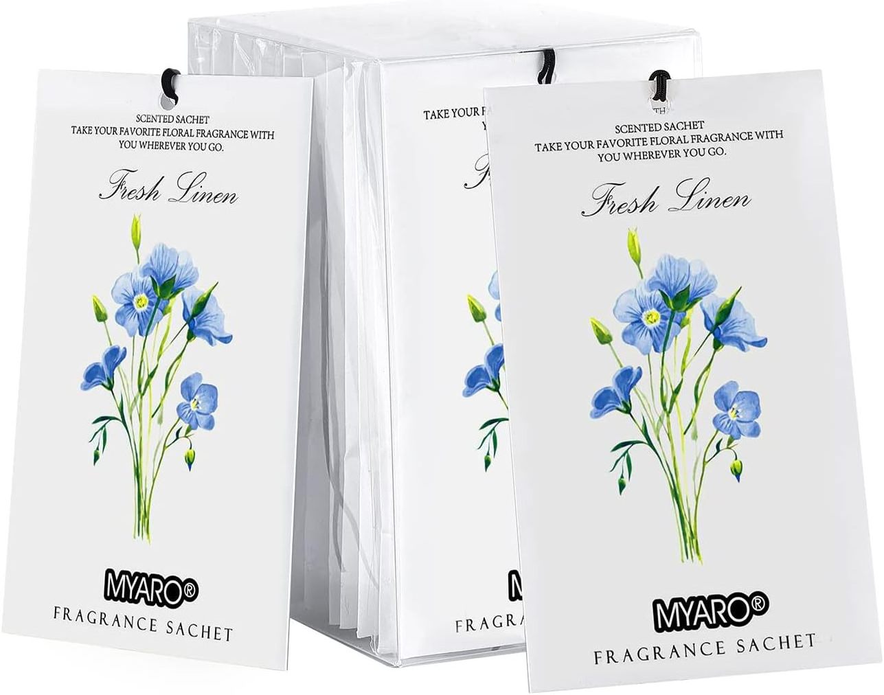 2024 Long-Lasting Sachets Bags Air Freshener Fresh Scents Potpourri Bags Home Fragrance Sachet for Lover Scented Paper Aroma Bag