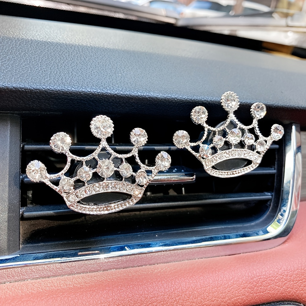 2024 Air Clip Perfume Crown Car Outlet Perfume Clip Aromatherapy Car Accessories Women Aromatherapy Vent Clip Car Air Freshener