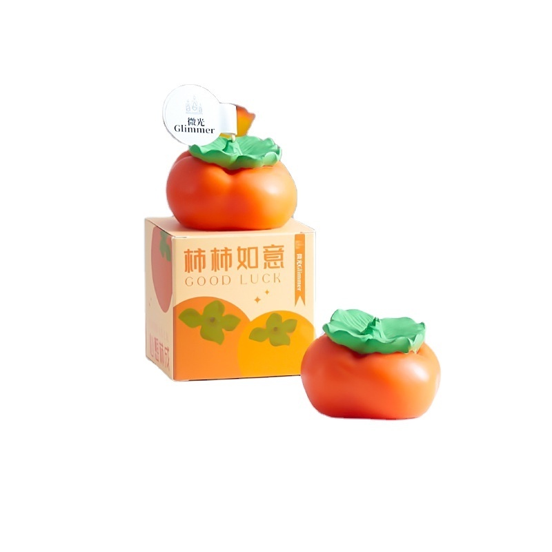 New Year creative Persimmon aromatherapy candle hand gift wholesale lucky Persimmon gift decoration