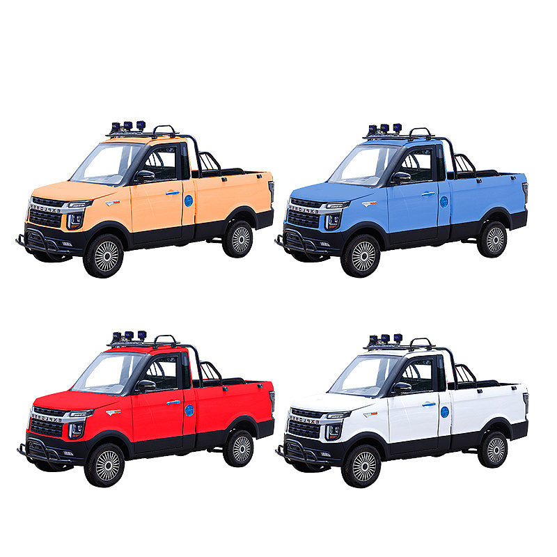 New Energy Long Endurance Mini Electric Pickup Truck Made in China Camera Light Metal Leather 4 Wheel Electric Car Single Manual