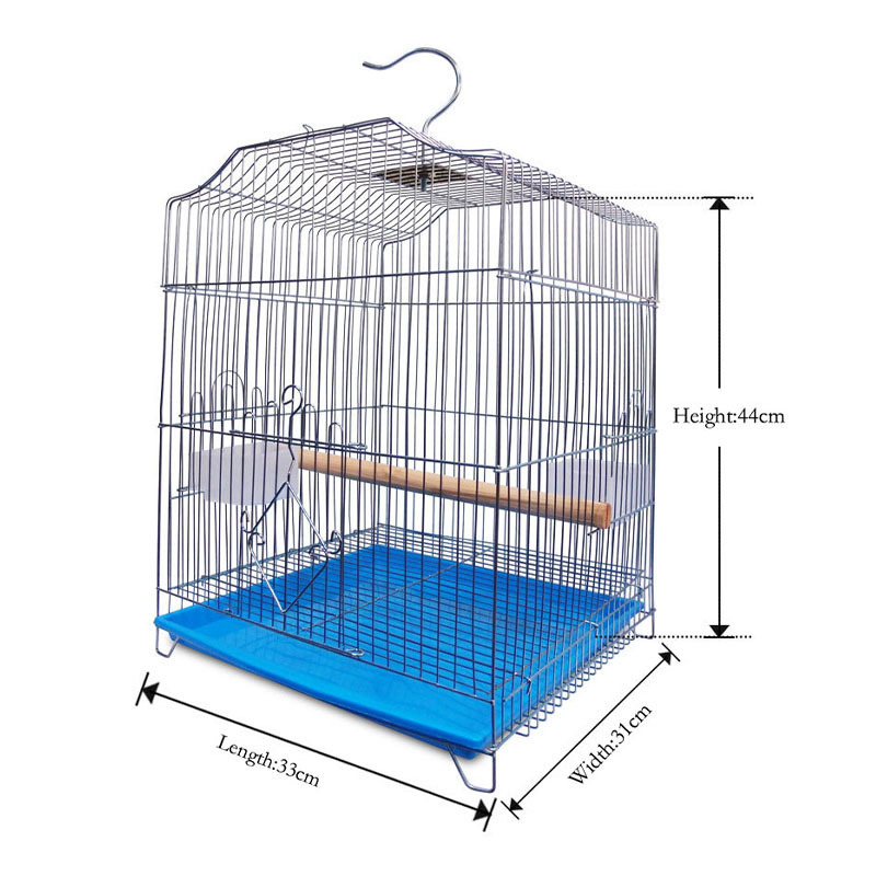 Electroplated Stainless Steel Folding Pigeon Cage Bird Cage Wholesale Cage