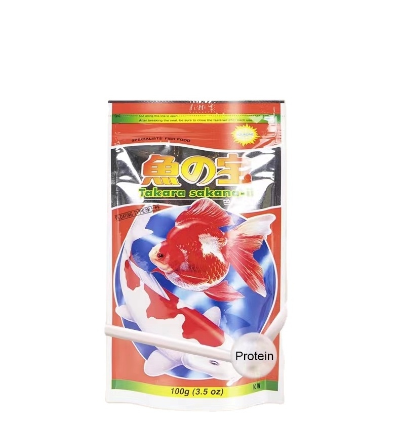 Shanda aquarium Koi & Goldfish feed high protein fish food spirulina fish food 100g/200g/500g