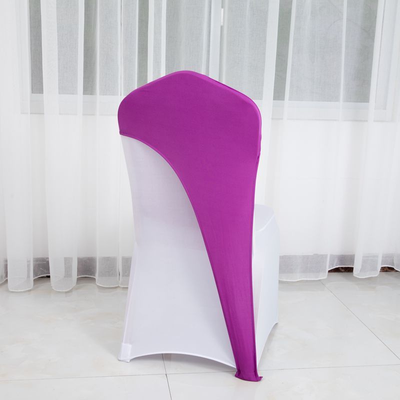 wholesale wedding half spandex chair cover Universal stretch elastic Chair slipcovers