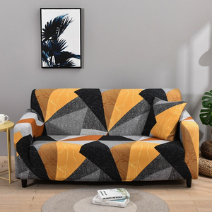 Universal Home Decoration Printing Elastic Luxury Custom Design Three Seat Elastic Sofa Cover Furniture Sofa Cover