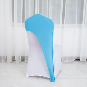 wholesale wedding half spandex chair cover Universal stretch elastic Chair slipcovers