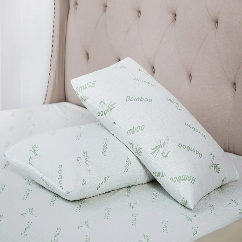 High Quality and  Hypoallergenic Bamboo Air Layer Pillow case with Hidden Zipper Custom Size Pillow Protector