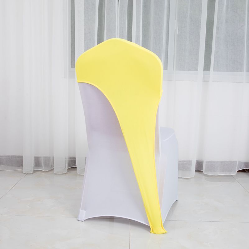 wholesale wedding half spandex chair cover Universal stretch elastic Chair slipcovers