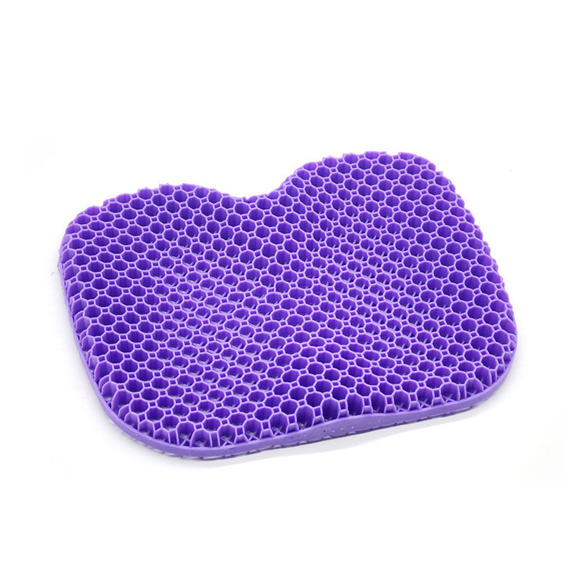 New Arrival U-shape honeycomb cooling silicone anatomical gel seat cushion for office chair car