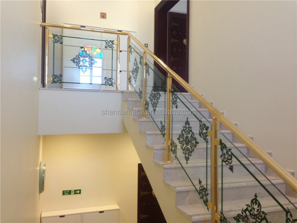 Modern Design Good Quality Indoor Handrail System Best Prices Stainless Steel Stair Glass Railing