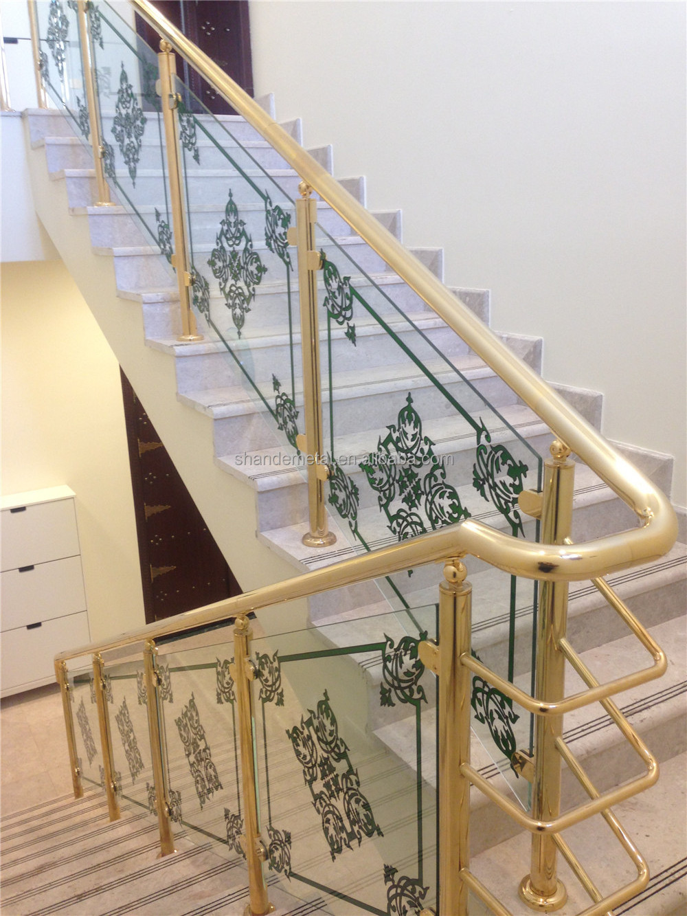 Modern Design Good Quality Indoor Handrail System Best Prices Stainless Steel Stair Glass Railing