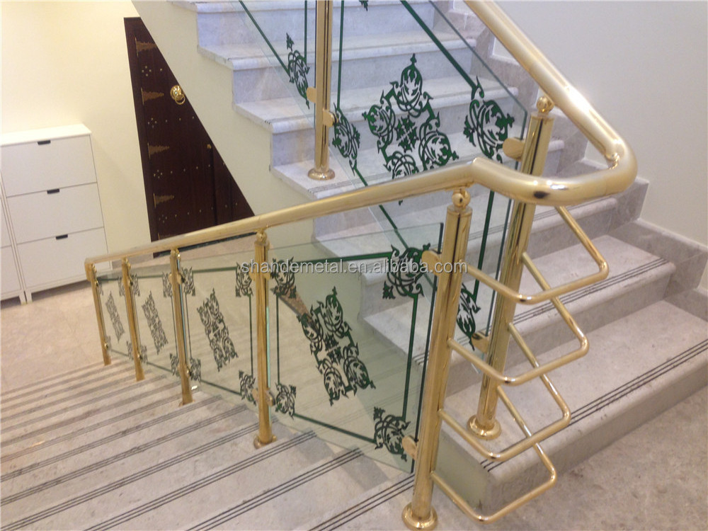 Modern Design Good Quality Indoor Handrail System Best Prices Stainless Steel Stair Glass Railing