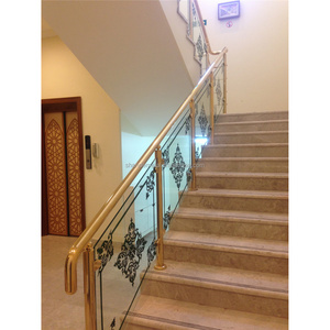 Modern Design Good Quality Indoor Handrail System Best Prices Stainless Steel Stair Glass Railing