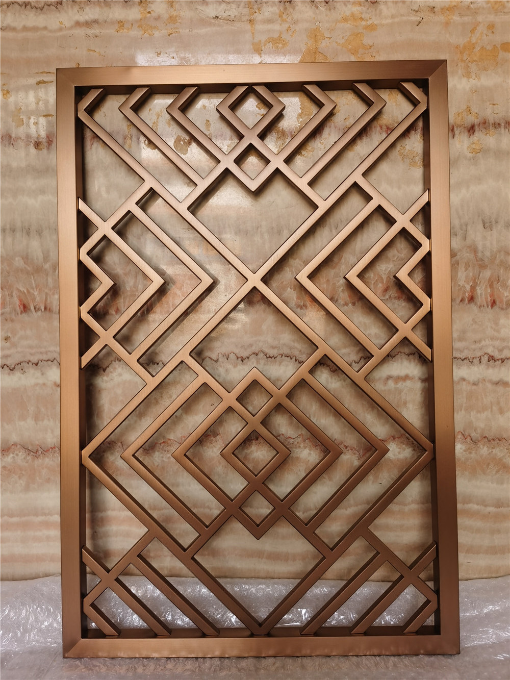 Manufacturer Custom Metal Screen Divider Mashrabyia Style Panel Partition Wall Room Dividers Floor To Ceiling