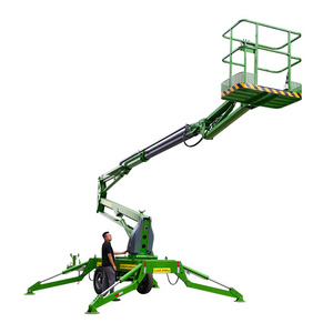 Shanding Hot sale!self propelled boom lift spider boom lift articulating man lift for aerial work platform