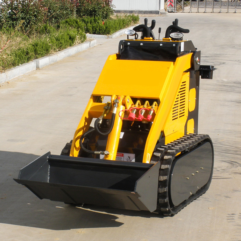 Cheap tracked vehicle crawler skidsteer 21HP small mini skid steer loader construction equipment for sale