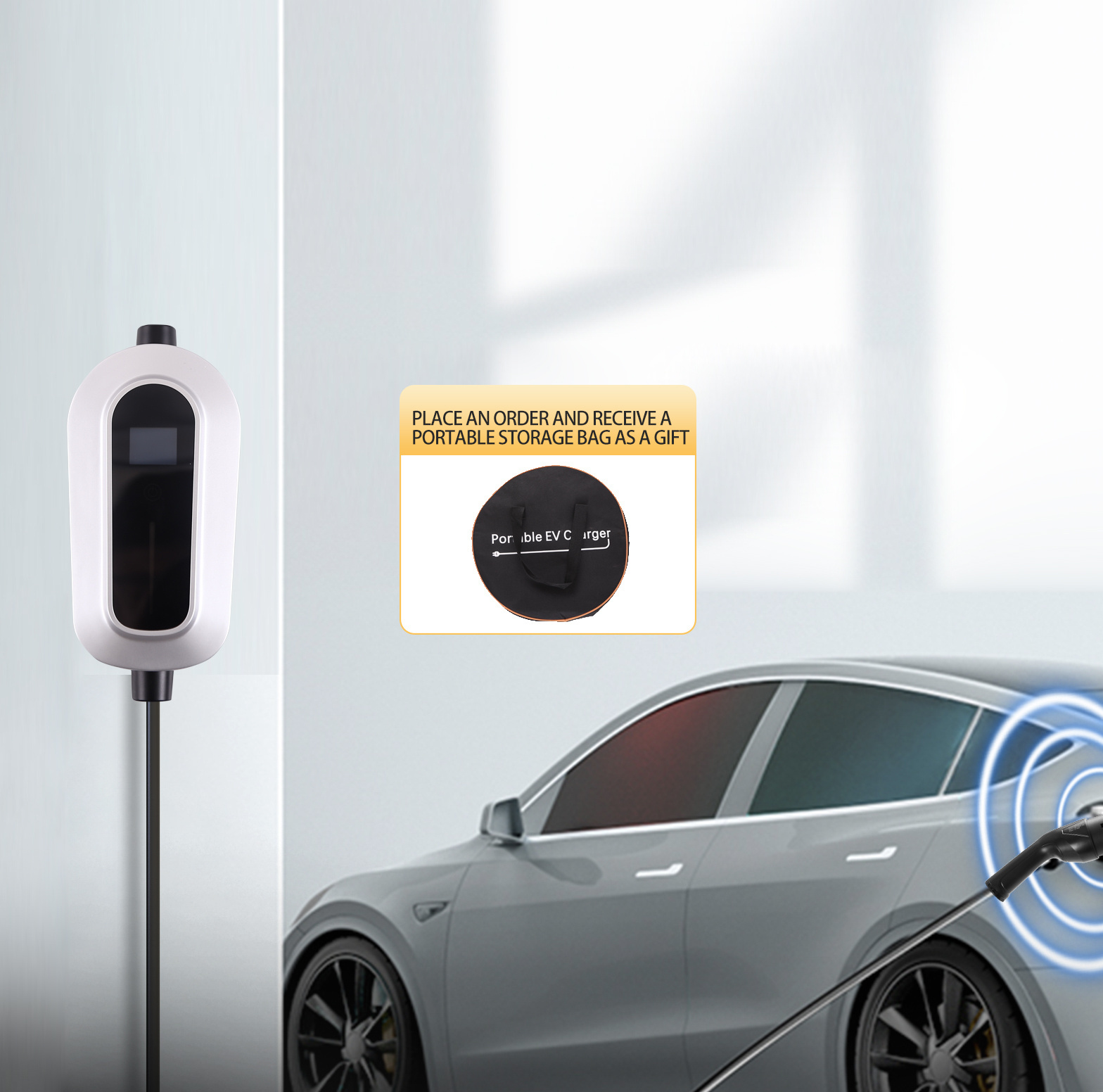 New Energy Portable EV Charger 7KW Car Power Bank Charging Pile Shandong For Electric Vehicle Cars