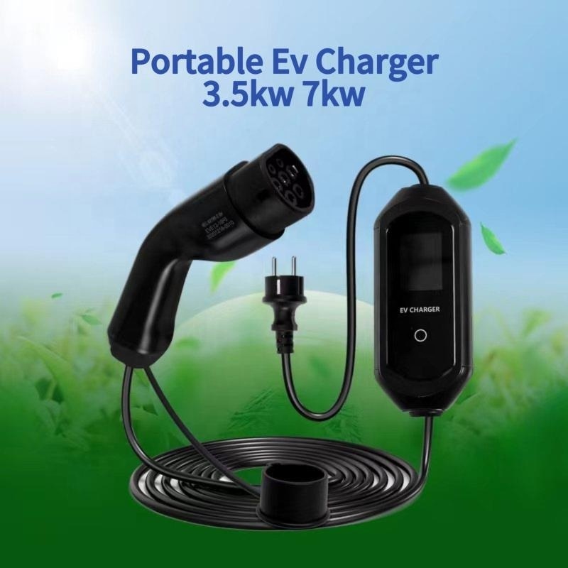 Level 2 Ev Charger | Up To 32 Amp 25ft Cable 240v ce Electric Vehicle Charger 6-50 Plug Indoor/outdoor Ev Charging Pile