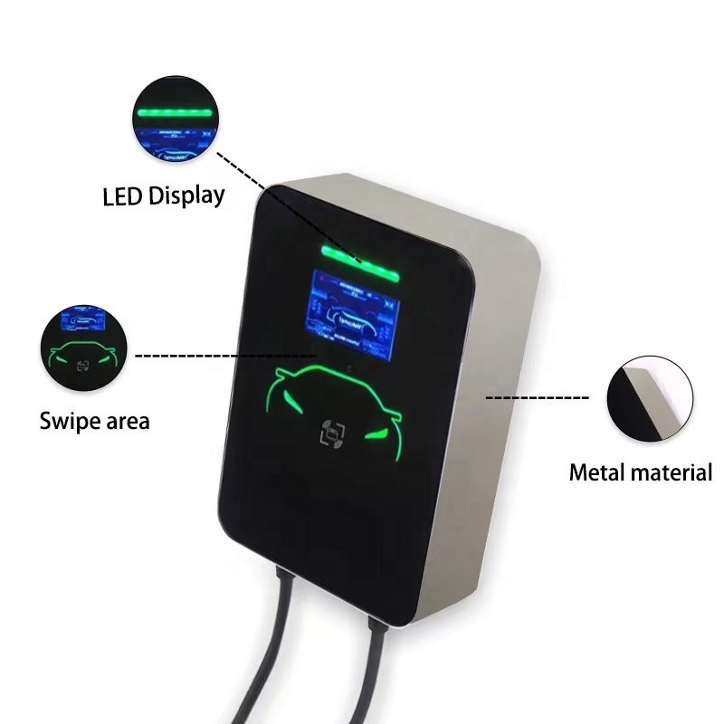 11kw 22kw 7kw Wifi Rfid Electric Car Ac Charging Station Charger Home Electric Car With Payment