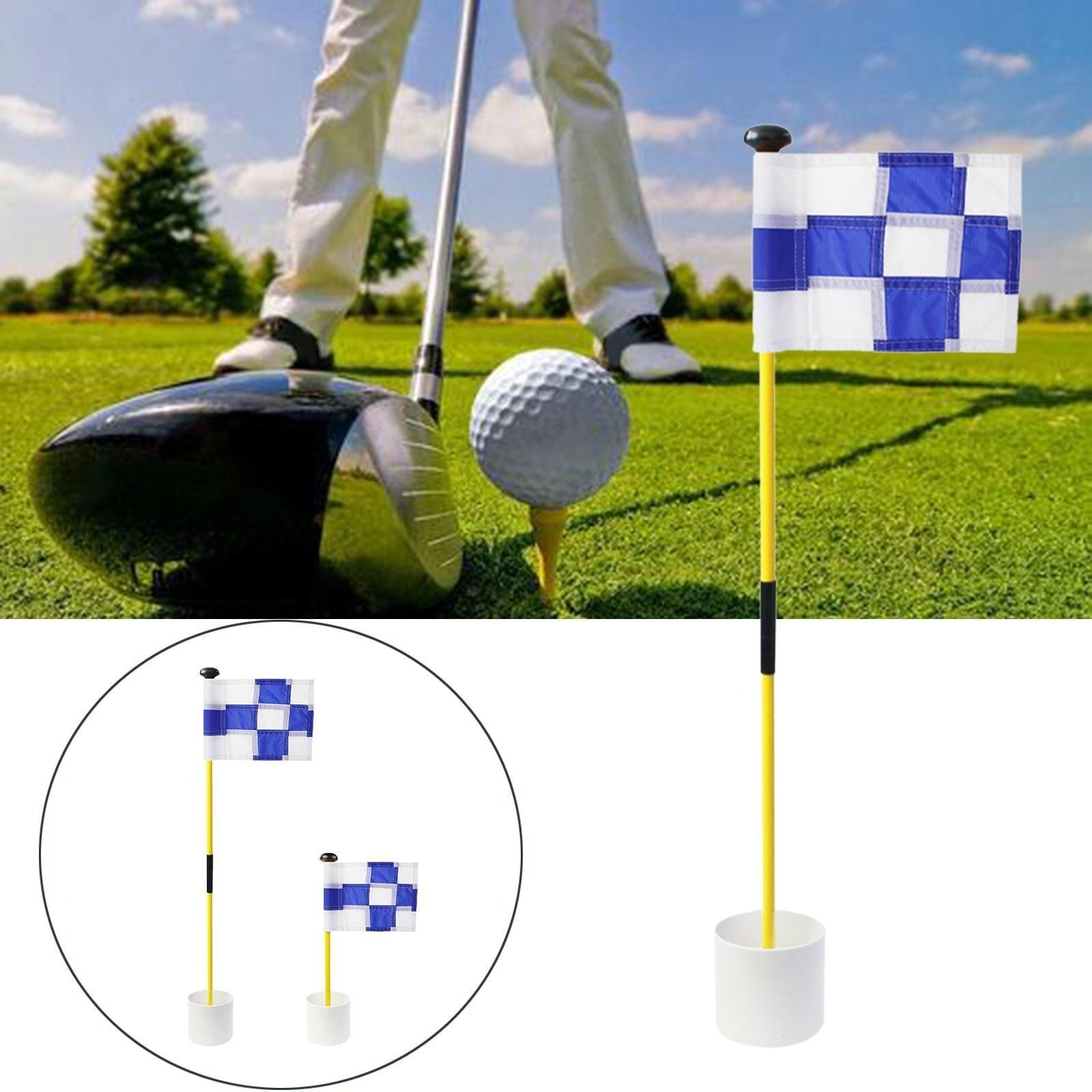 2024 High Quality Waterproof Custom Design Color 100% Polyester Nylon Master Course Golf Cart Hole Flag with Frame Pole