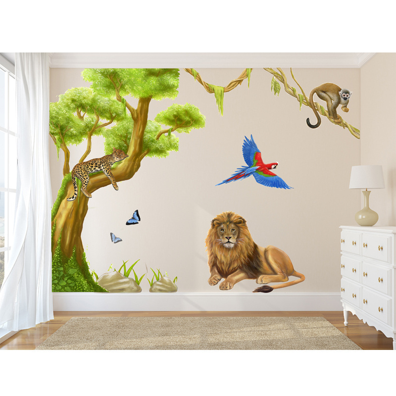 Wholesale Cheap Price Custom Designed Custom Sized Large Small Wall Stickers For House Shopping Mall Decoration