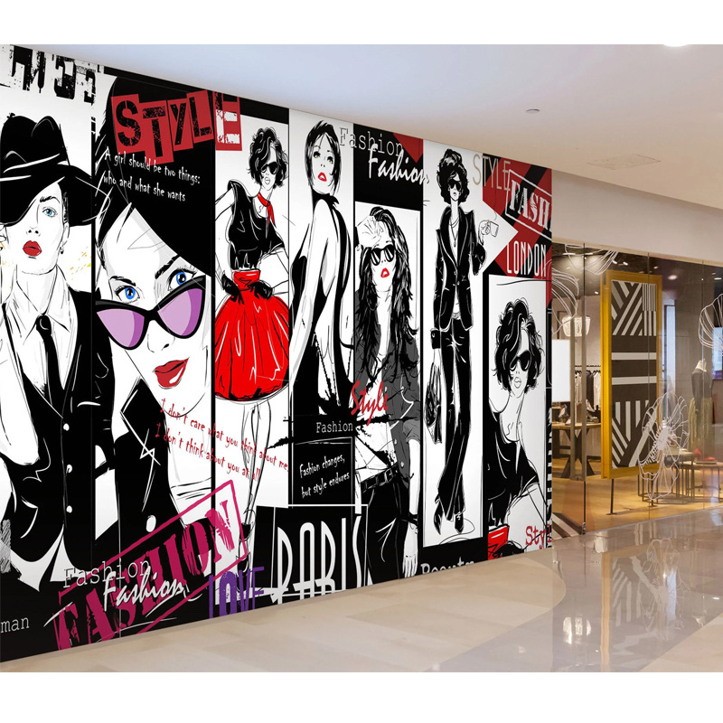 Wholesale Cheap Price Custom Designed Custom Sized Large Small Wall Stickers For House Shopping Mall Decoration