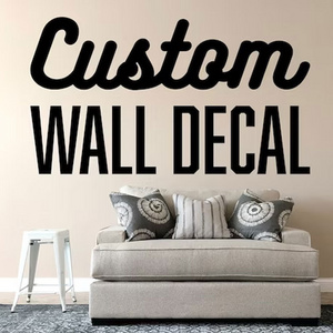 Promotional Whosale Custom Design TEXT Flower Home Decoration Wall Bedroom Sticker Window Sticker