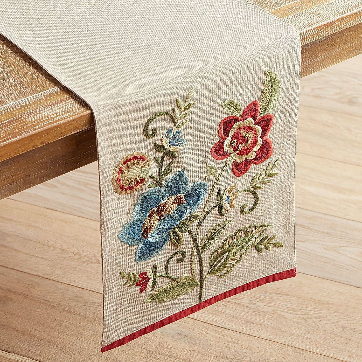 Personalization Cotton Linen Fabric Table Runner Choose Your Right Custom Multiple Size Table Runner