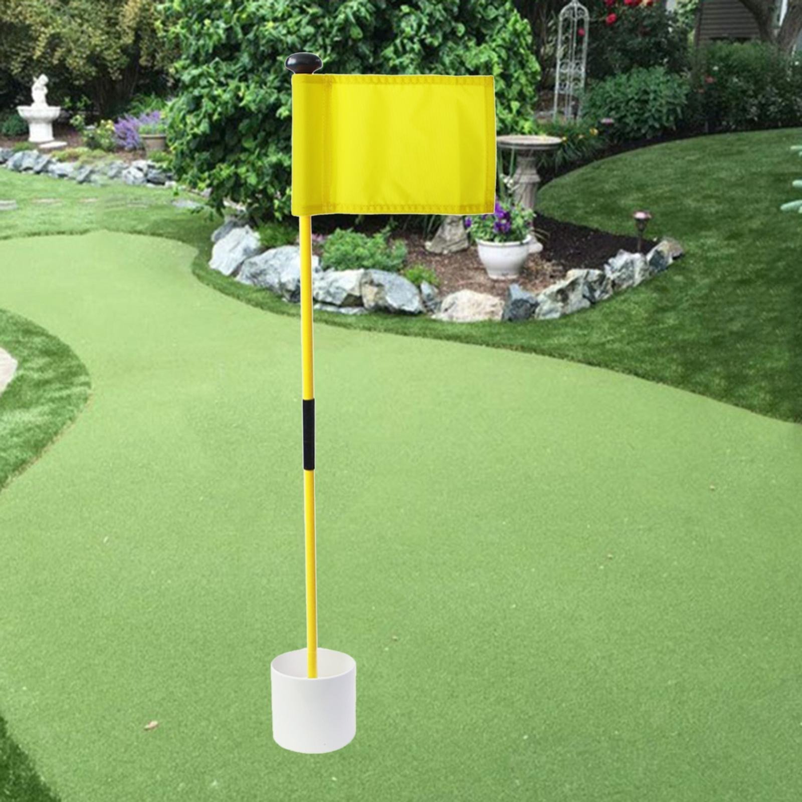 2024 High Quality Waterproof Custom Design Color 100% Polyester Nylon Master Course Golf Cart Hole Flag with Frame Pole