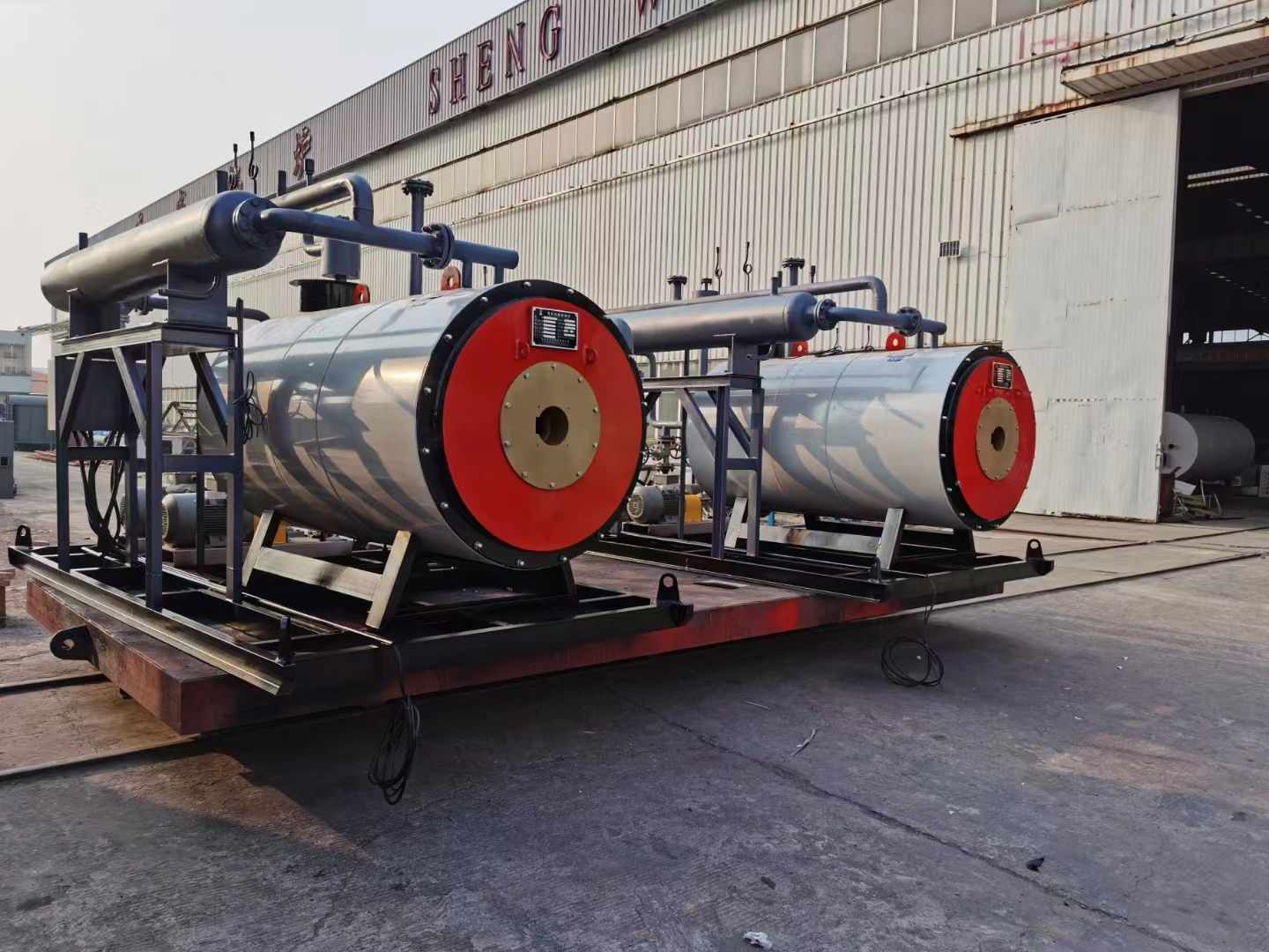 Gas-fired Hot Water Boiler Horizontal Natural Gas Oil Fuel Fired Steam Boiler Machine