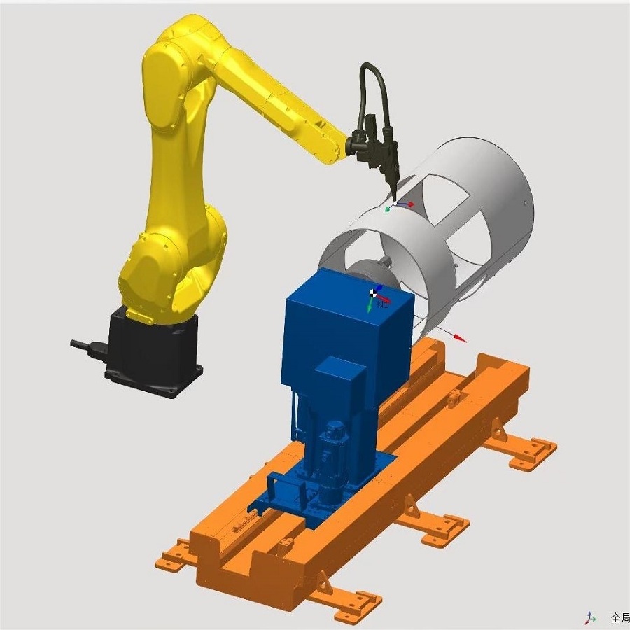 OEM KAWASAKI Robot Industrial Spot Welding Manipulator MAG MIG Technology With KEMPPI Welder For Machine Equipment Welding