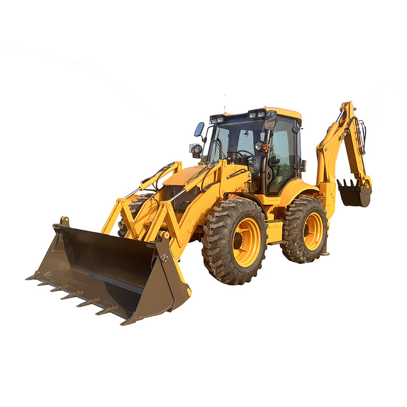 New backhoe loader 8 ton small tractor or tracked vehicle with both a loader and backhoe on sale