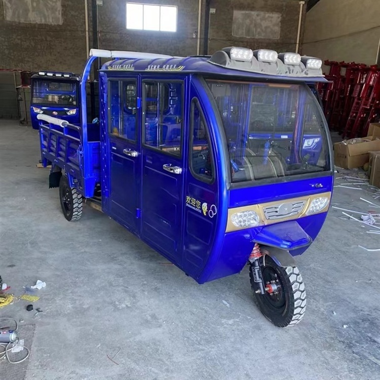 Battery Trike Wheeler Tuk Tu Tricycles 60v 1600w Three Wheel Electric Cargo Tricycle Electric High Quality