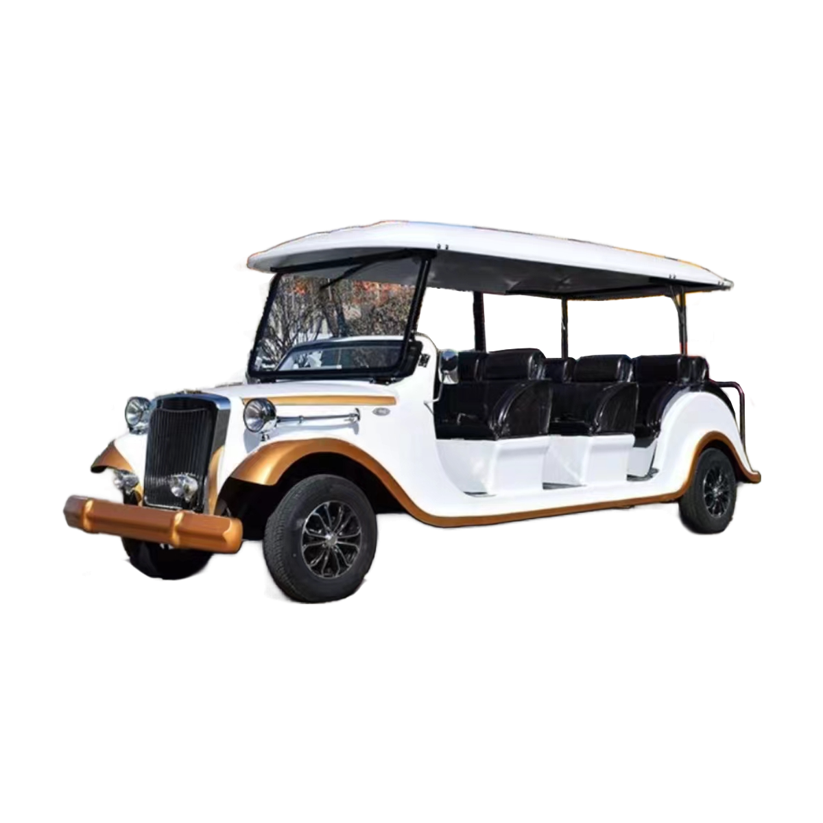 Quality assurance Antique car golf car retro style classic old electric sightseeing car