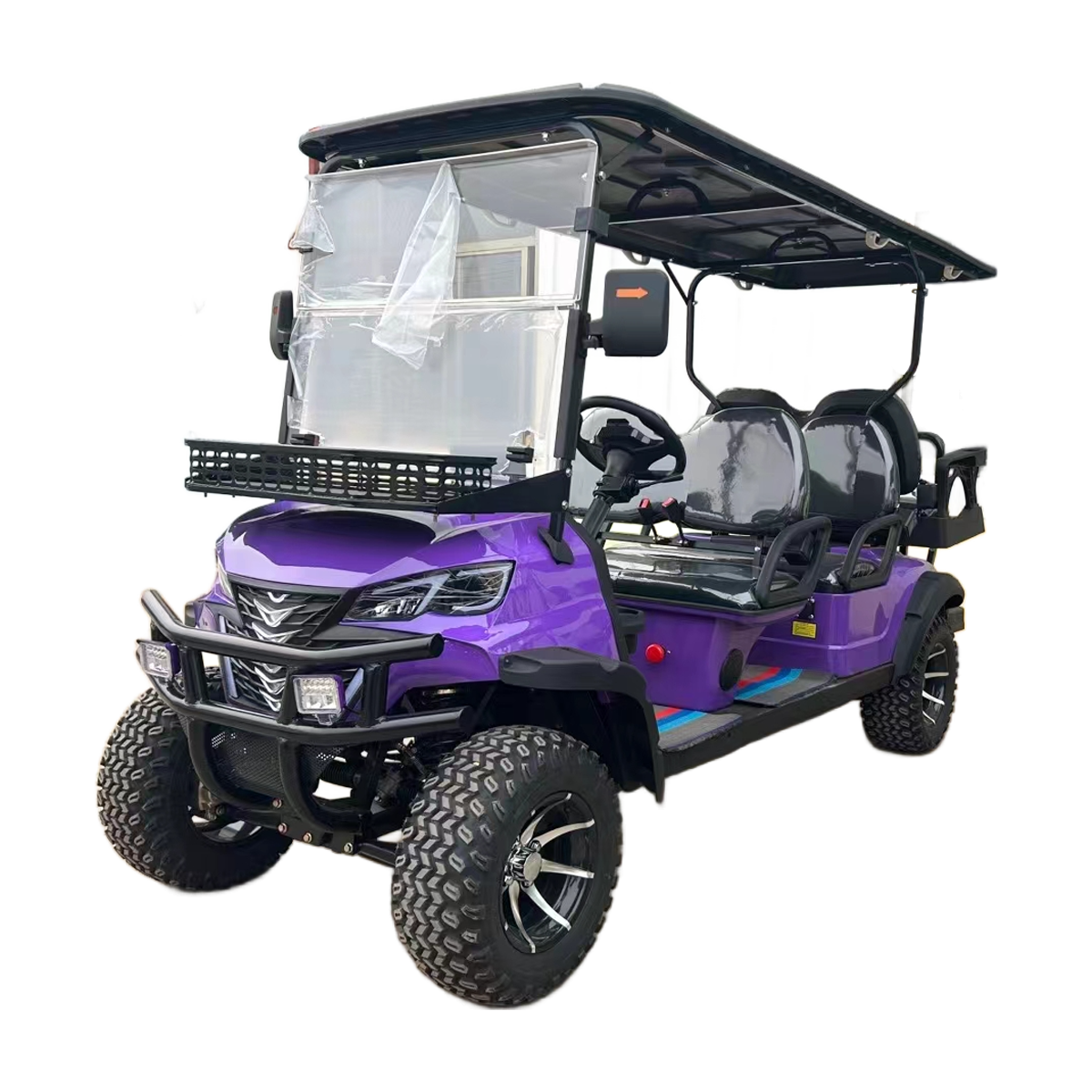 6 Person 72v electric lifted golf cart off road buggy with lithium battery From US Supplier