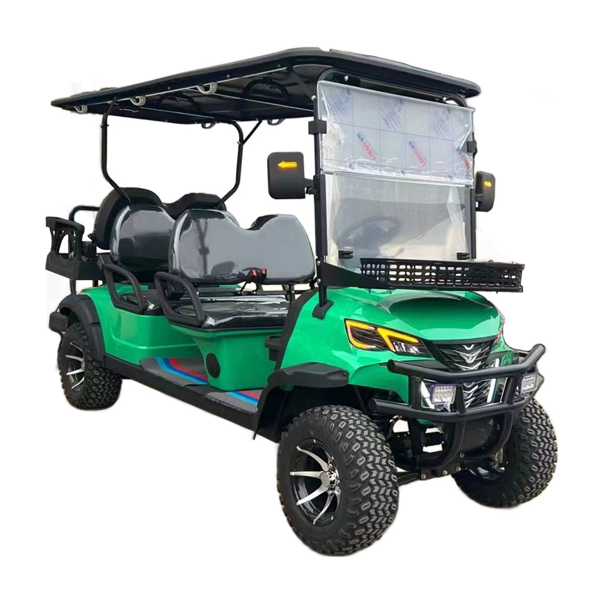 6 Person 72v electric lifted golf cart off road buggy with lithium battery From US Supplier