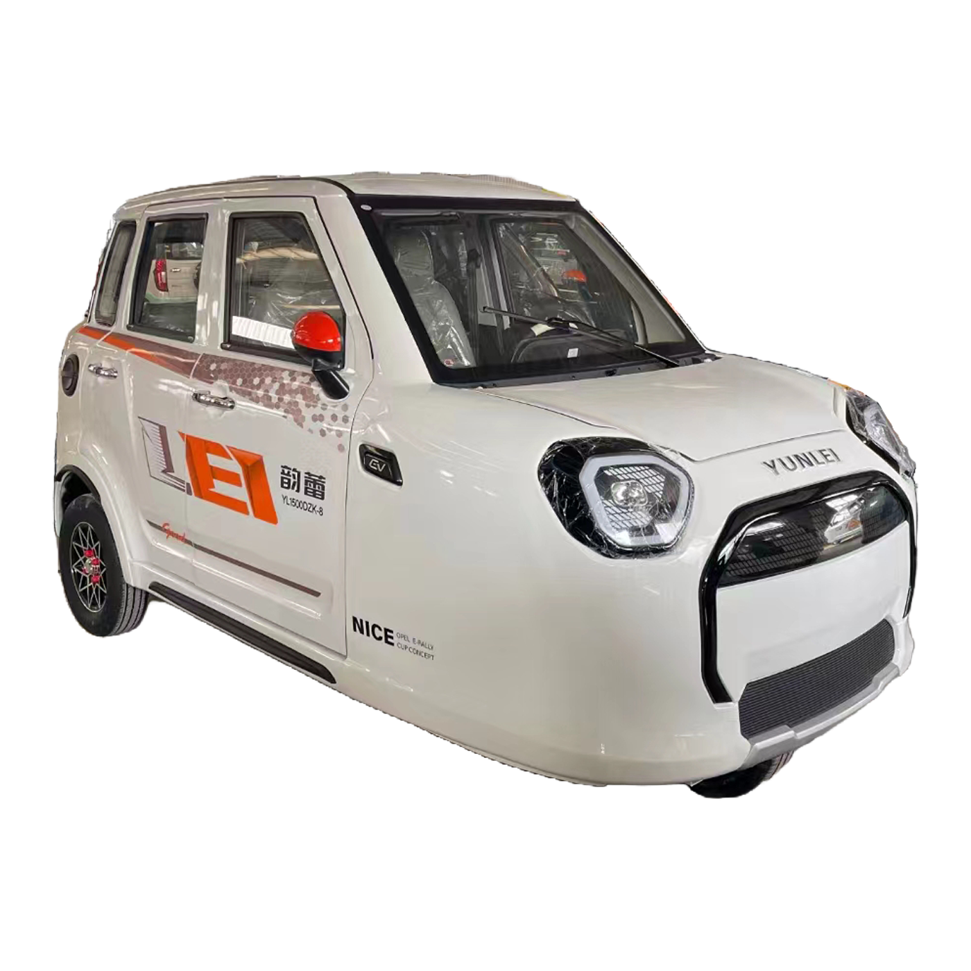 Special price practical new energy environmental protection large space enclosed electric tricycle