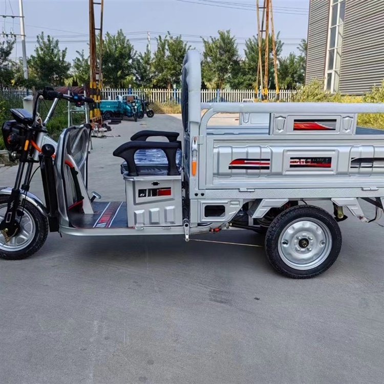 1200w 48v 60V 20A  Hot Electric motorised Tricycles Cargo Truck Big Wheel Tricycle for Adult sale