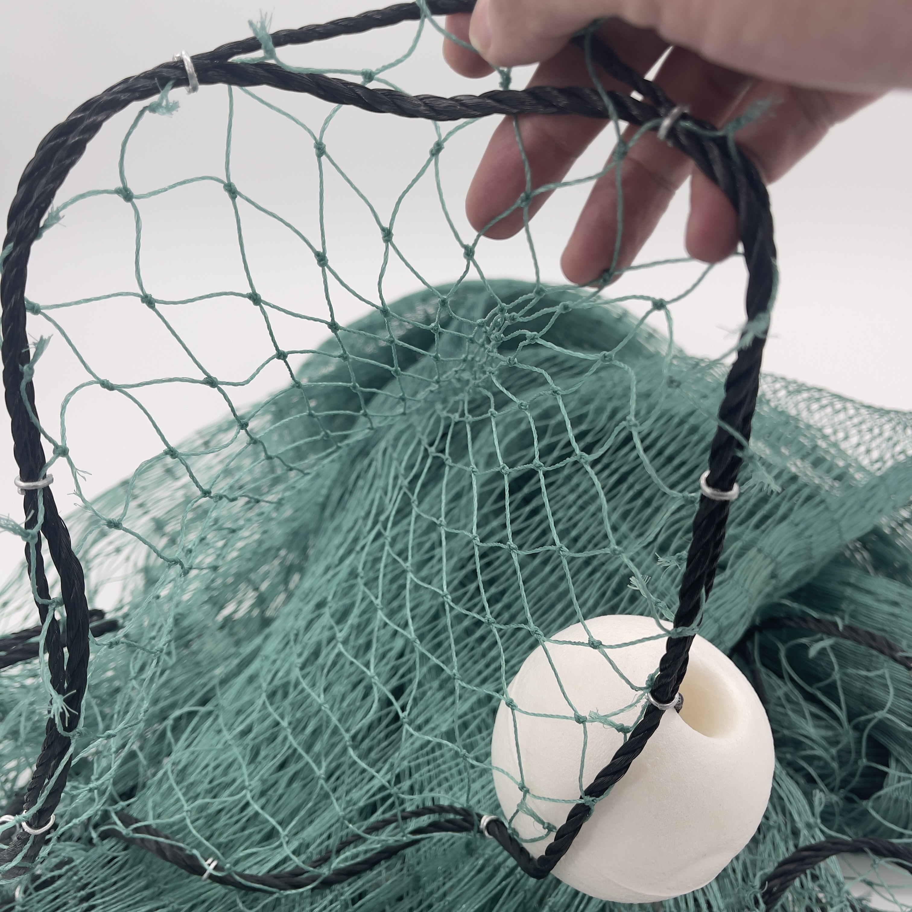 HDPE Mesh Fishing Drag Net Custom Nylon Big Float Trawl net Fish Pond Net